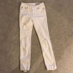 AG denim kids white jeans